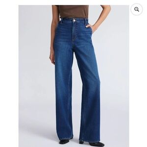 Sofia by Sofia Vergara Women's Diana Relaxed High Rise Straight Jeans